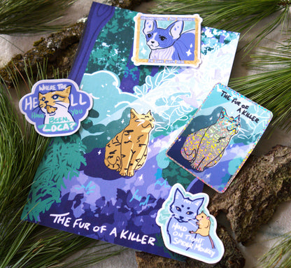 Litter Box Saga Waterproof Vinyl Cat Stickers