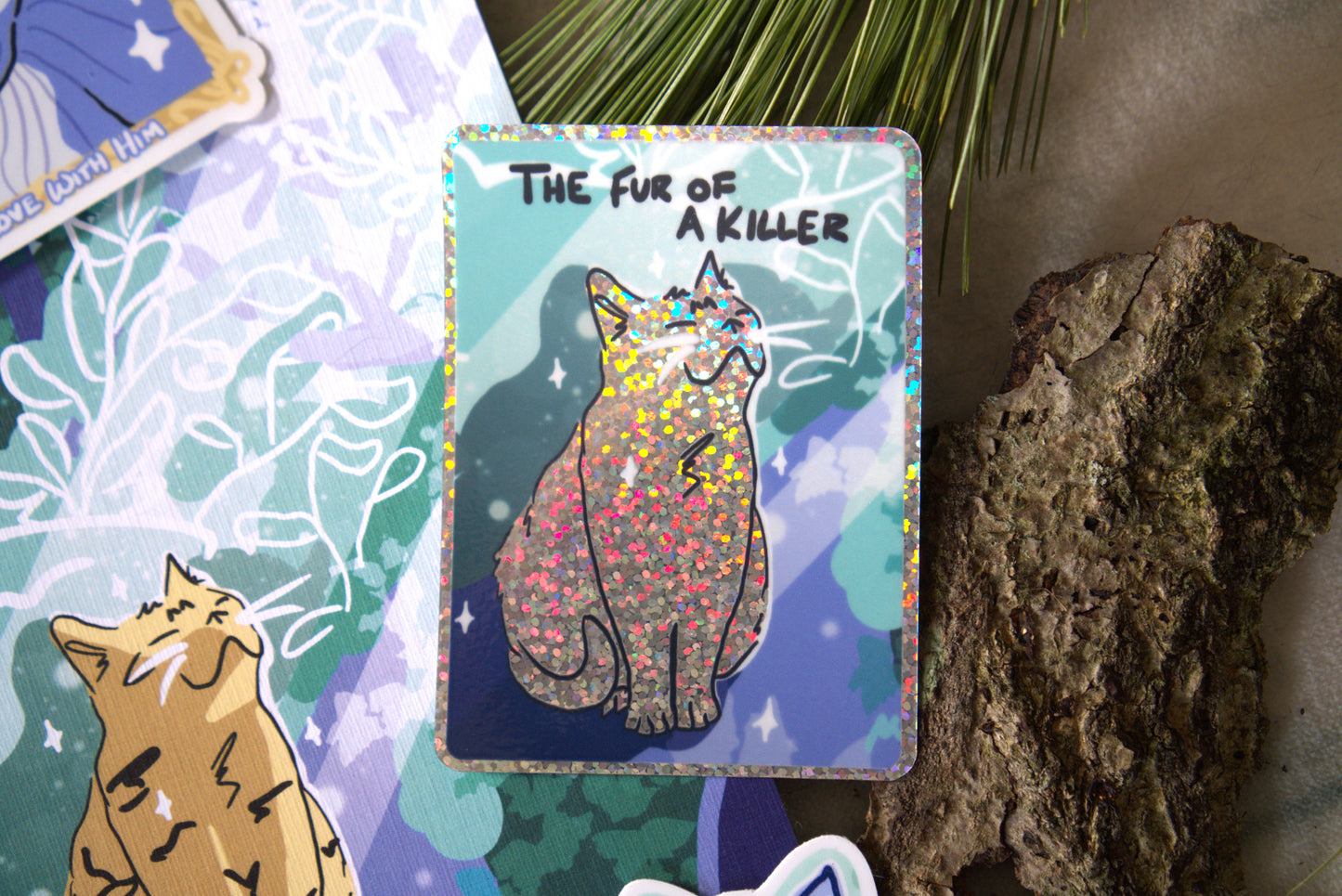 Litter Box Saga Waterproof Vinyl Cat Stickers