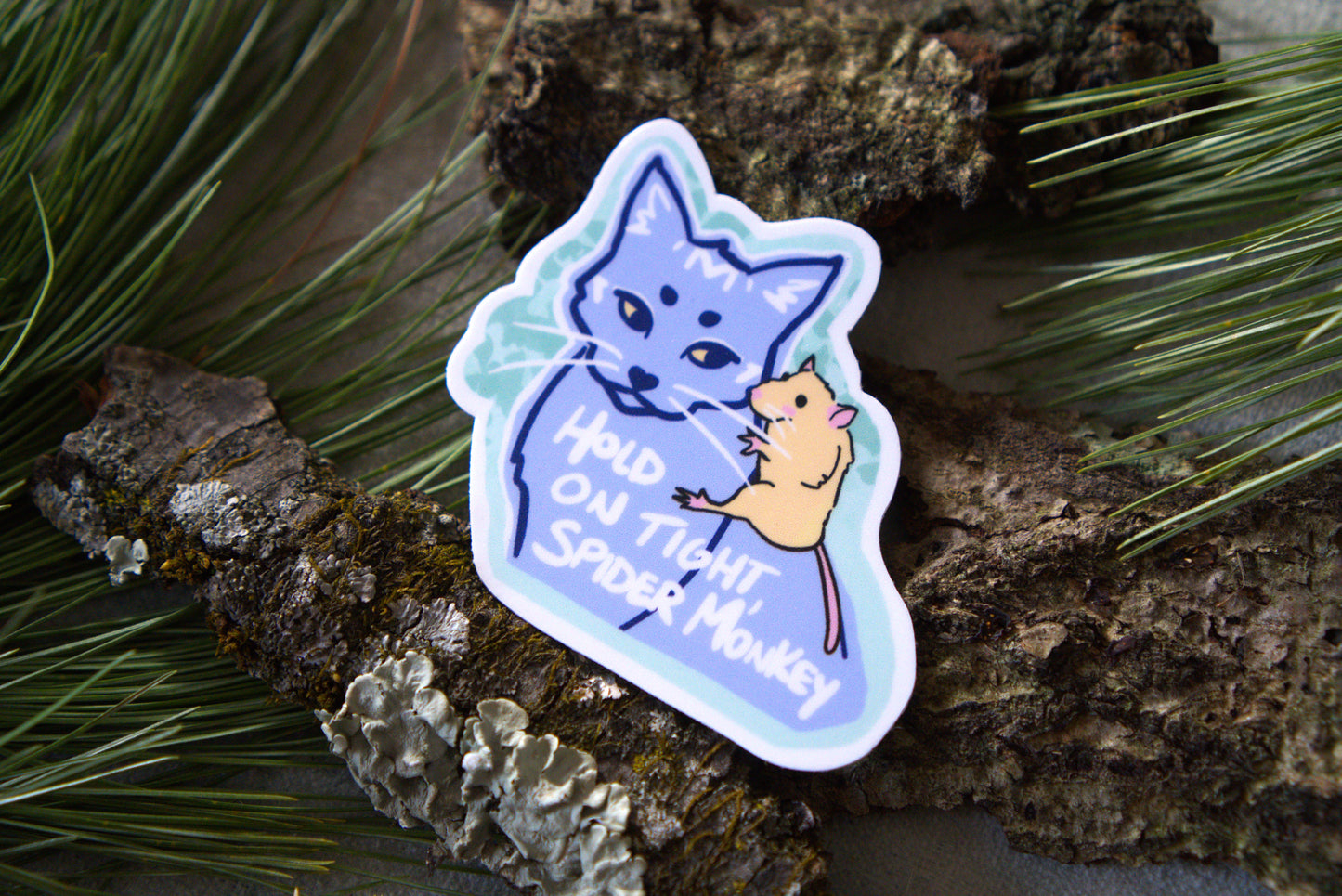 Litter Box Saga Waterproof Vinyl Cat Stickers
