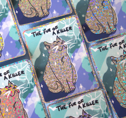 Litter Box Saga Waterproof Vinyl Cat Stickers