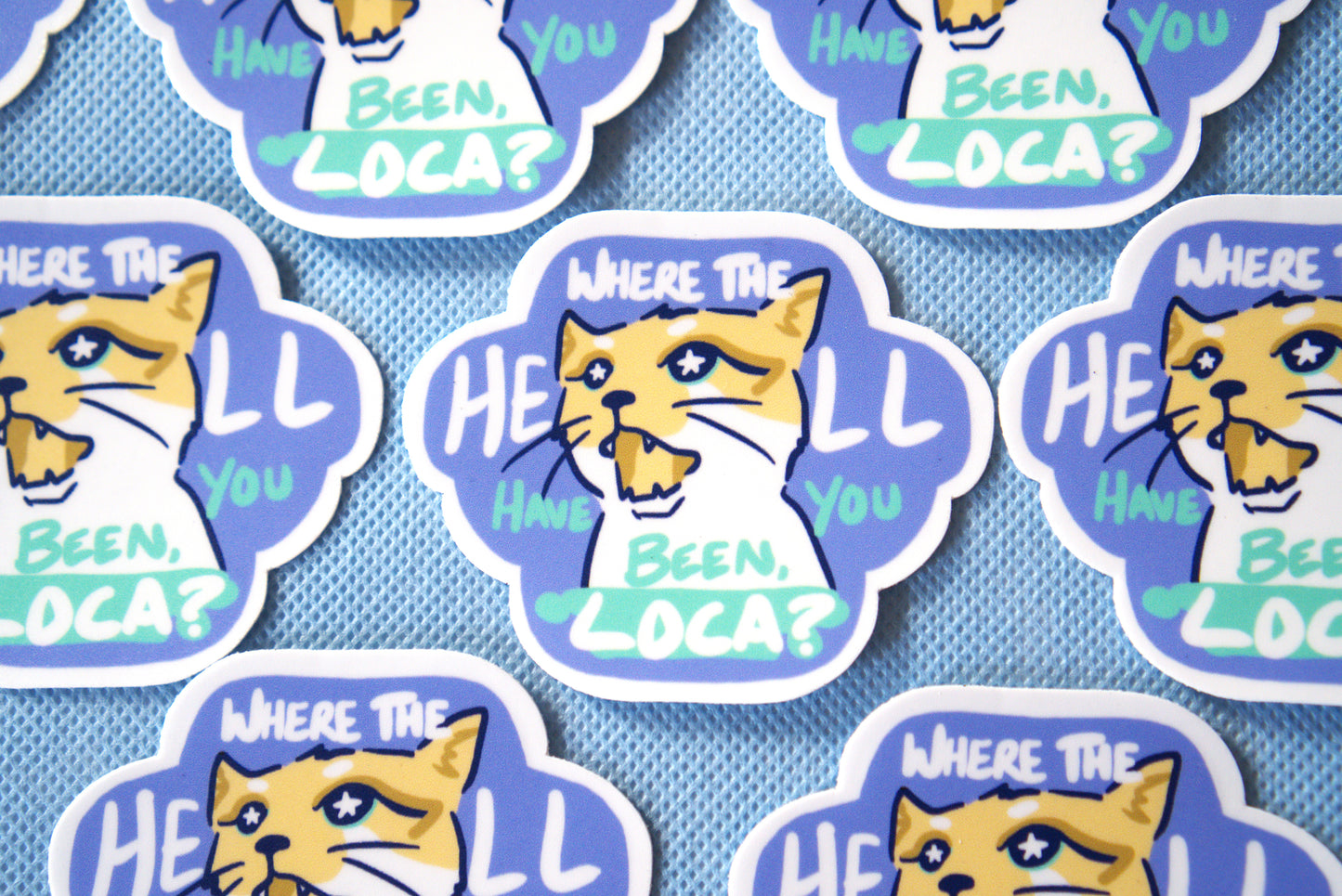 Litter Box Saga Waterproof Vinyl Cat Stickers