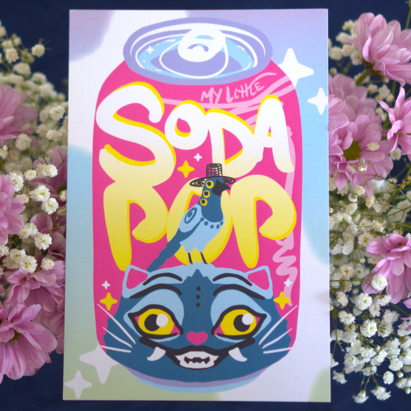 Soda Pop 6x9 Linen Art Print