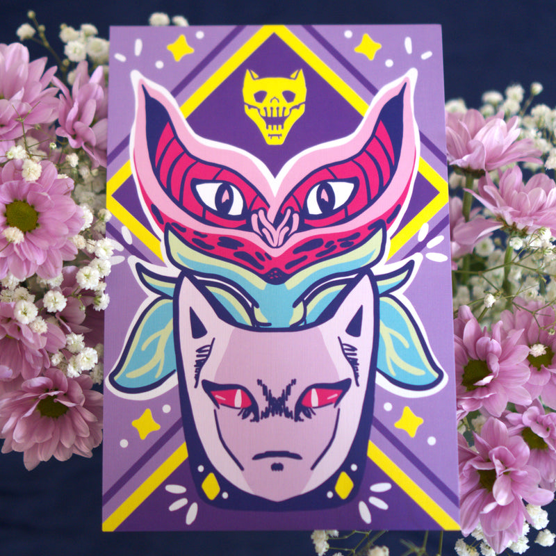 Stray Queen 6x9 Linen Art Print