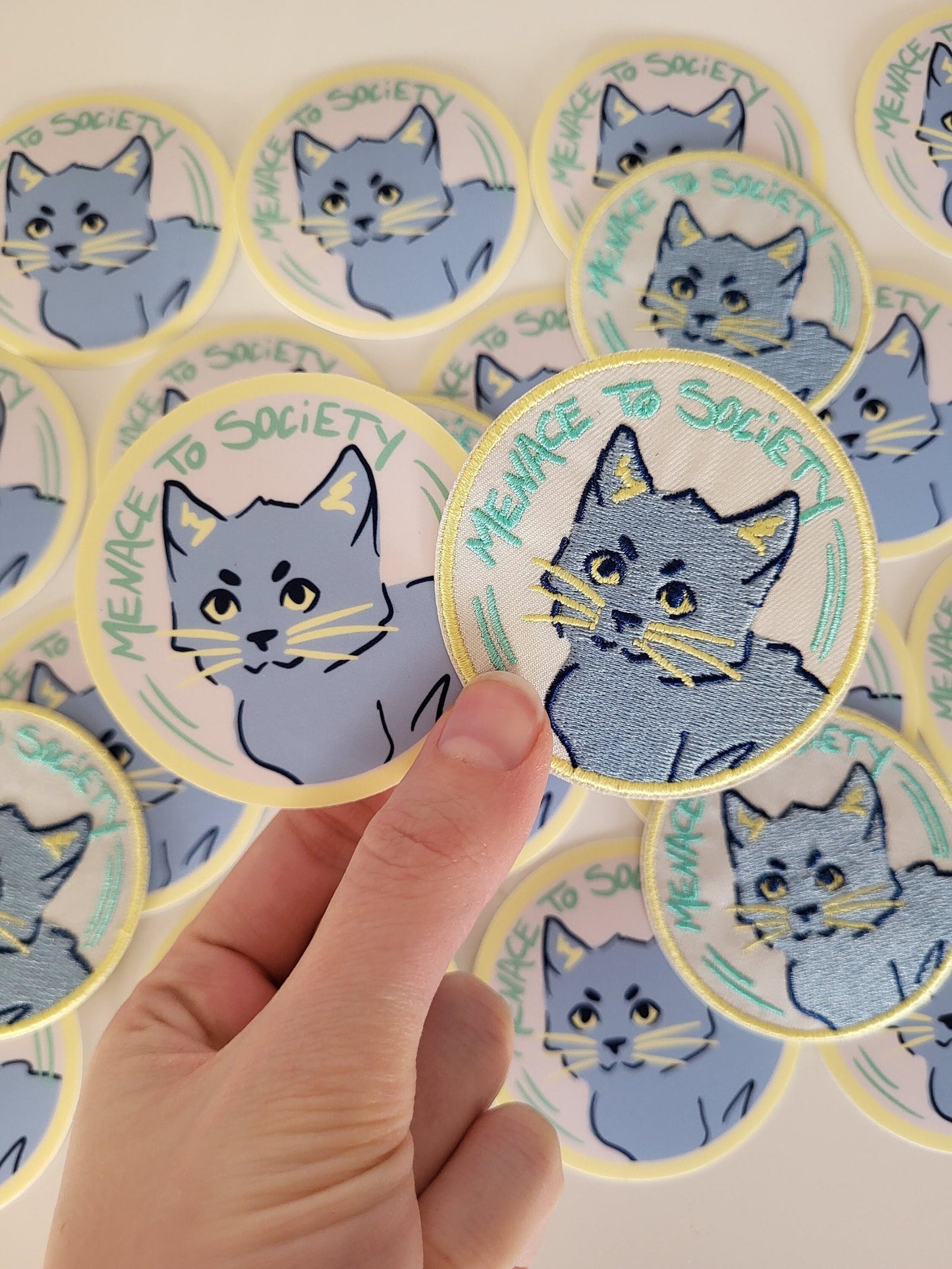 Menace to Society Cute Cat Sticker