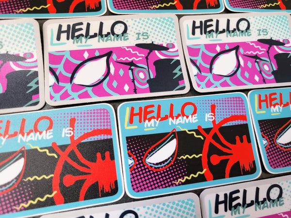HELLO My Name Is Stickers