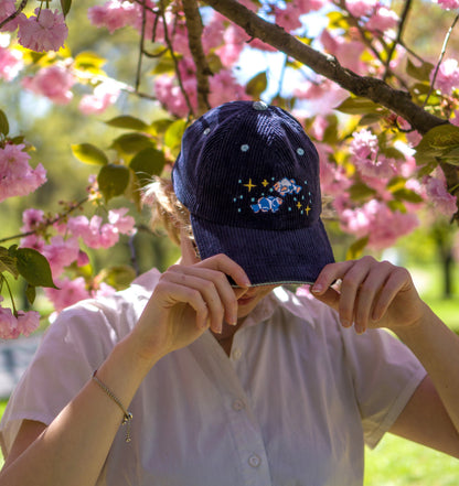 FiSH FRiENDS Cotton Corduroy Navy Dad Hat