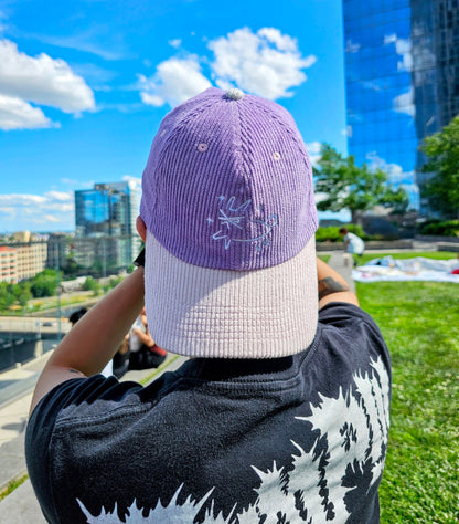 BUNNY FRiENDS Cotton Corduroy Navy Dad Hat
