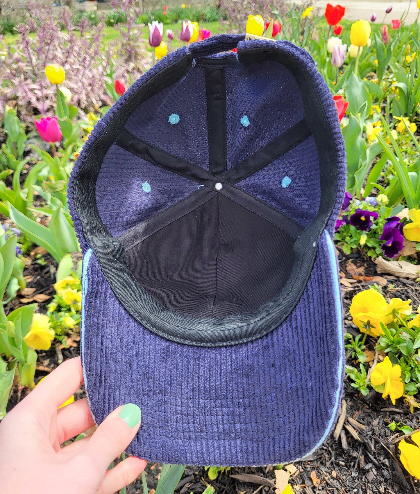 FiSH FRiENDS Cotton Corduroy Navy Dad Hat