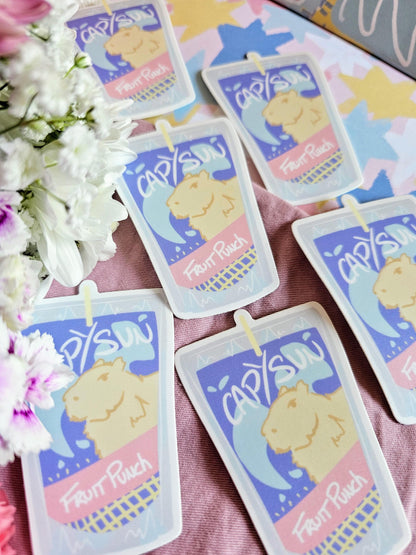 CapySun Capybara Sticker