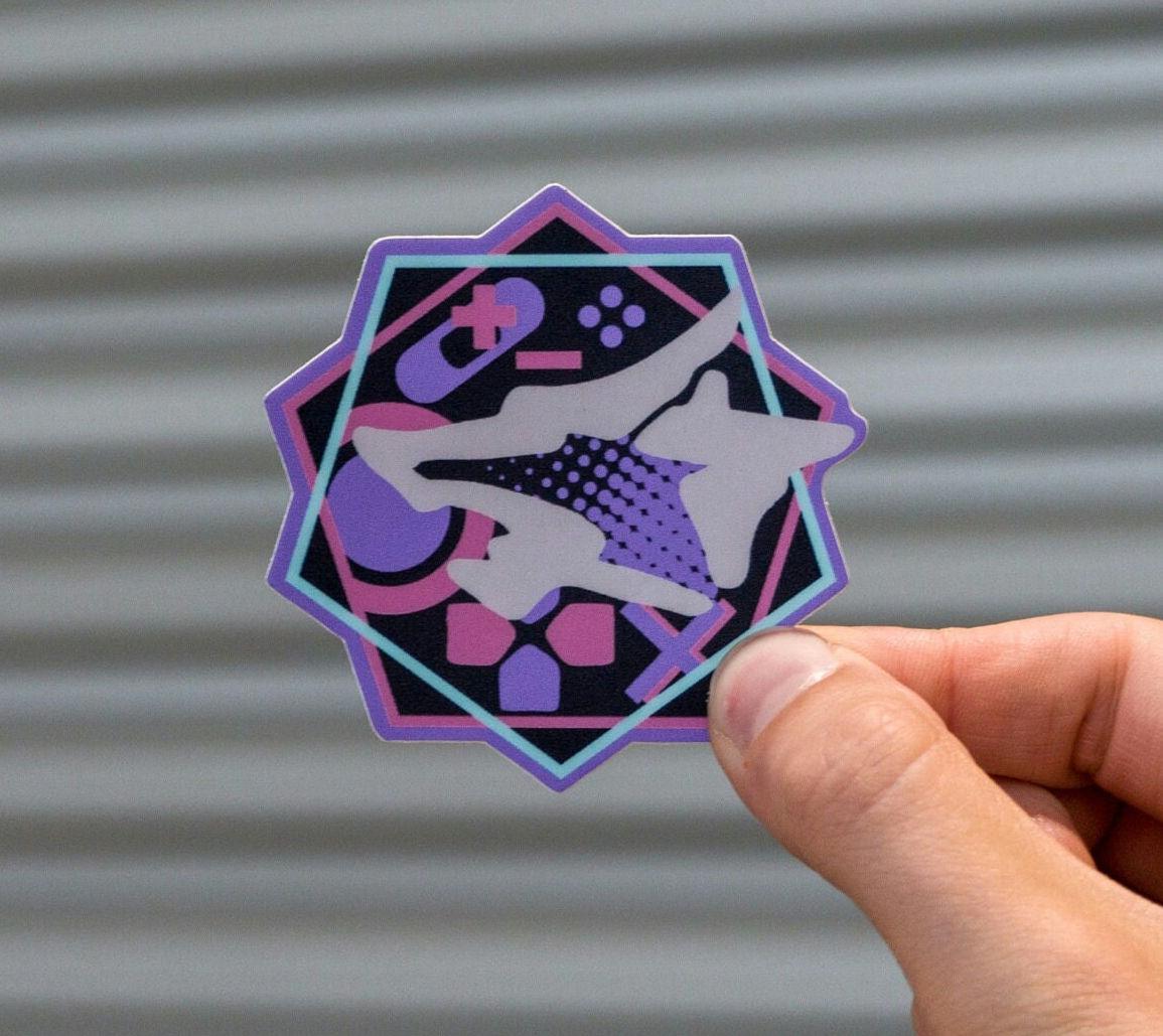 Silver Wolf Star Rail Vinyl Sticker