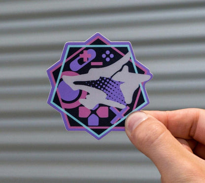 Silver Wolf Star Rail Vinyl Sticker