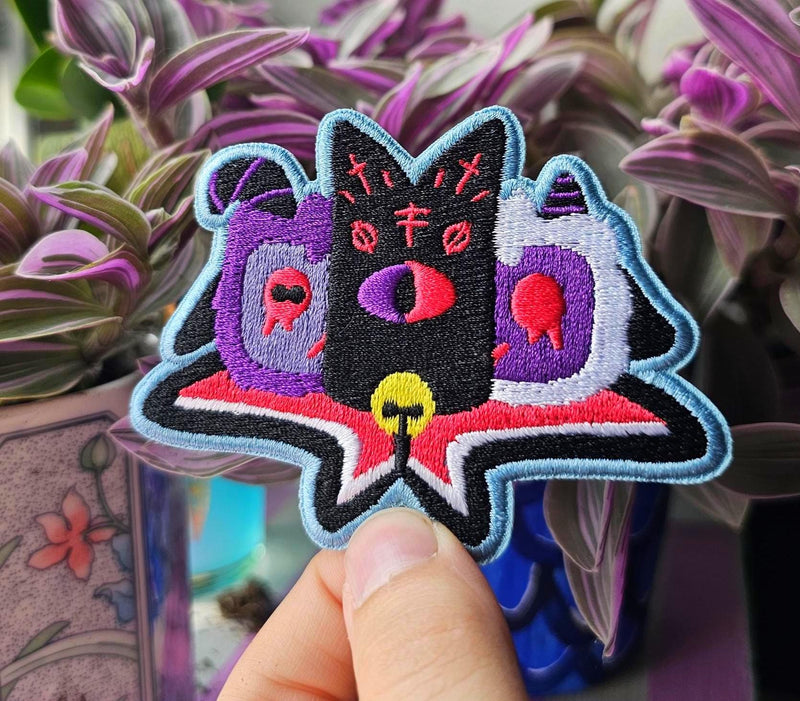 Lamb vs Goat Embroidered Patch