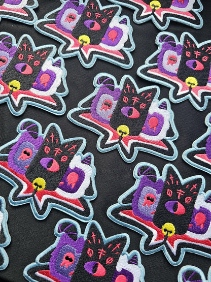 Lamb vs Goat Embroidered Patch