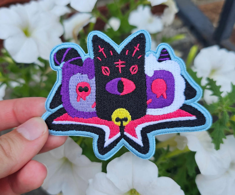 Lamb vs Goat Embroidered Patch