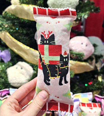Denim Cat Kicker Toy with Active Blend Silvervine and Catnip