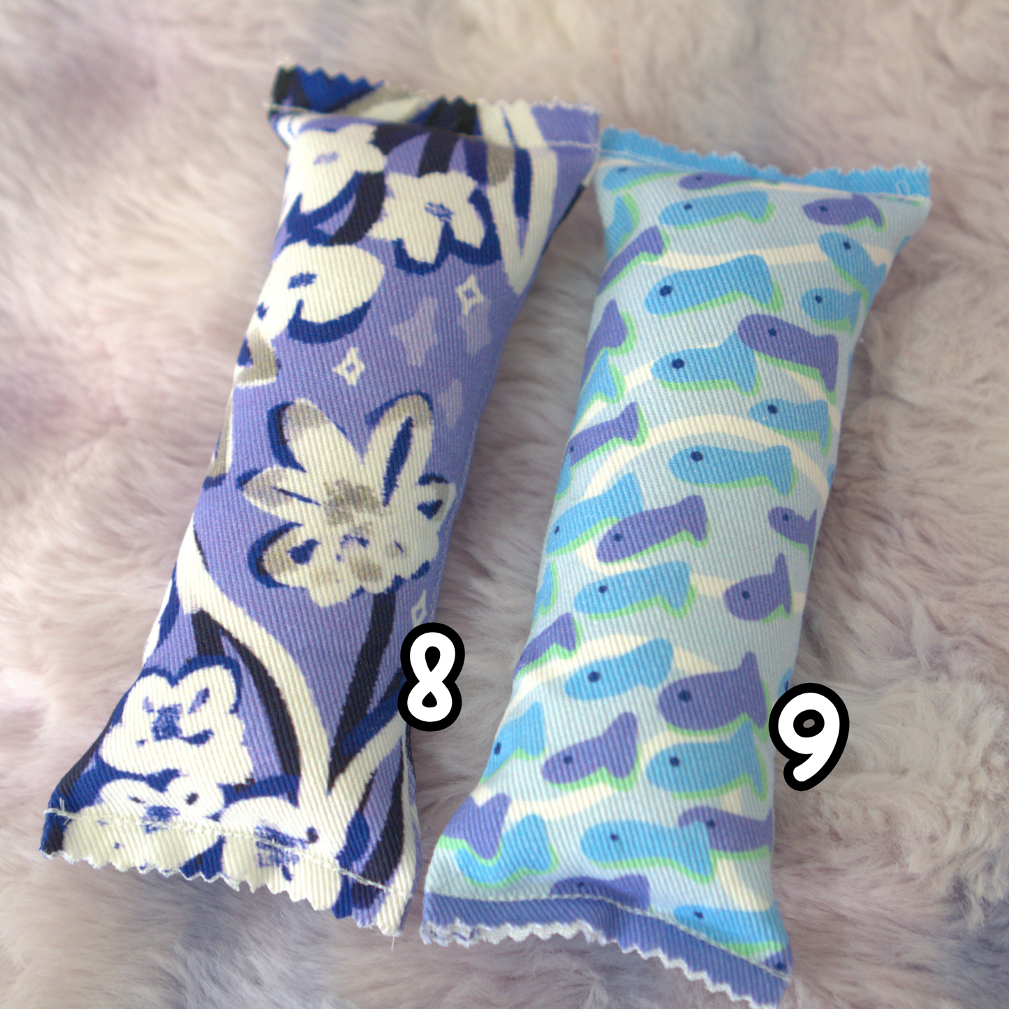 Denim Cat Kicker Toy with Active Blend Silvervine and Catnip